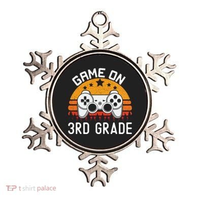Game On 3rd Grade Back To School Third Grade Gamer Ornament