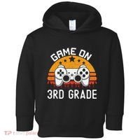 Game On 3rd Grade Back To School Third Grade Gamer Toddler Hoodie thumb 0