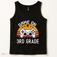 Game On 3rd Grade Back To School Third Grade Gamer Tank Top thumb 2