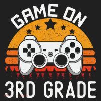 Game On 3rd Grade Back To School Third Grade Gamer Golf Towel thumb 3