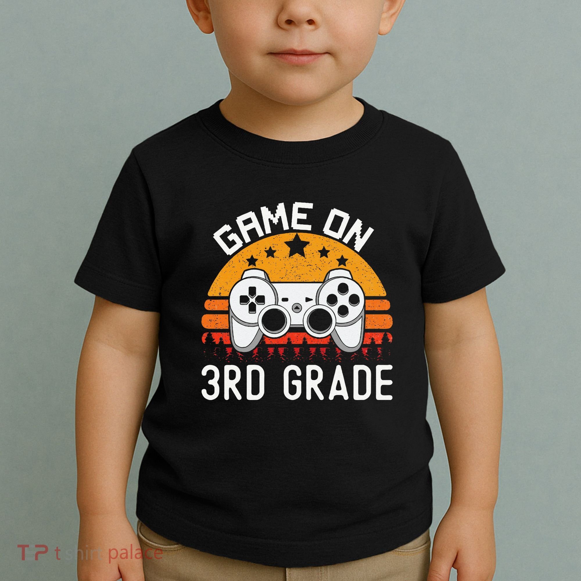 Game On 3rd Grade Back To School Third Grade Gamer Toddler T-Shirt