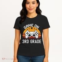 Game On 3rd Grade Back To School Third Grade Gamer Women's T-Shirt thumb 4