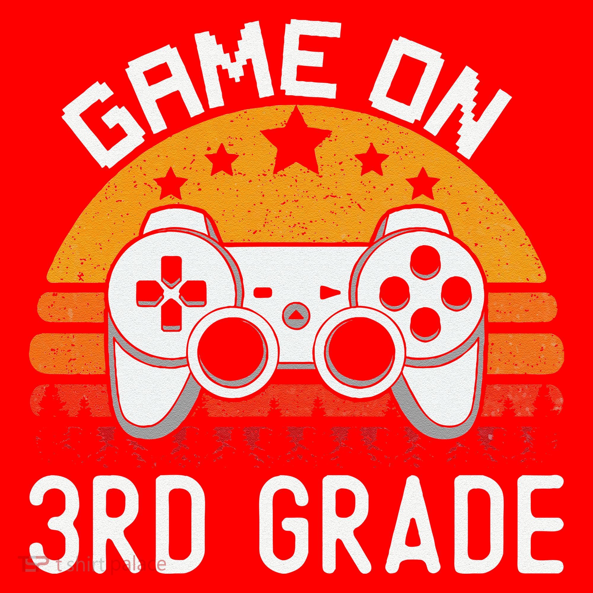 Game On 3rd Grade Back To School Third Grade Gamer Santa Hat