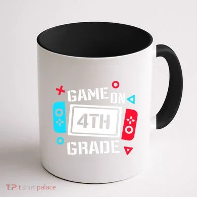 Game On 4th Grade Coffee Mug back