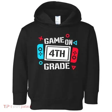 Game On 4th Grade Toddler Hoodie