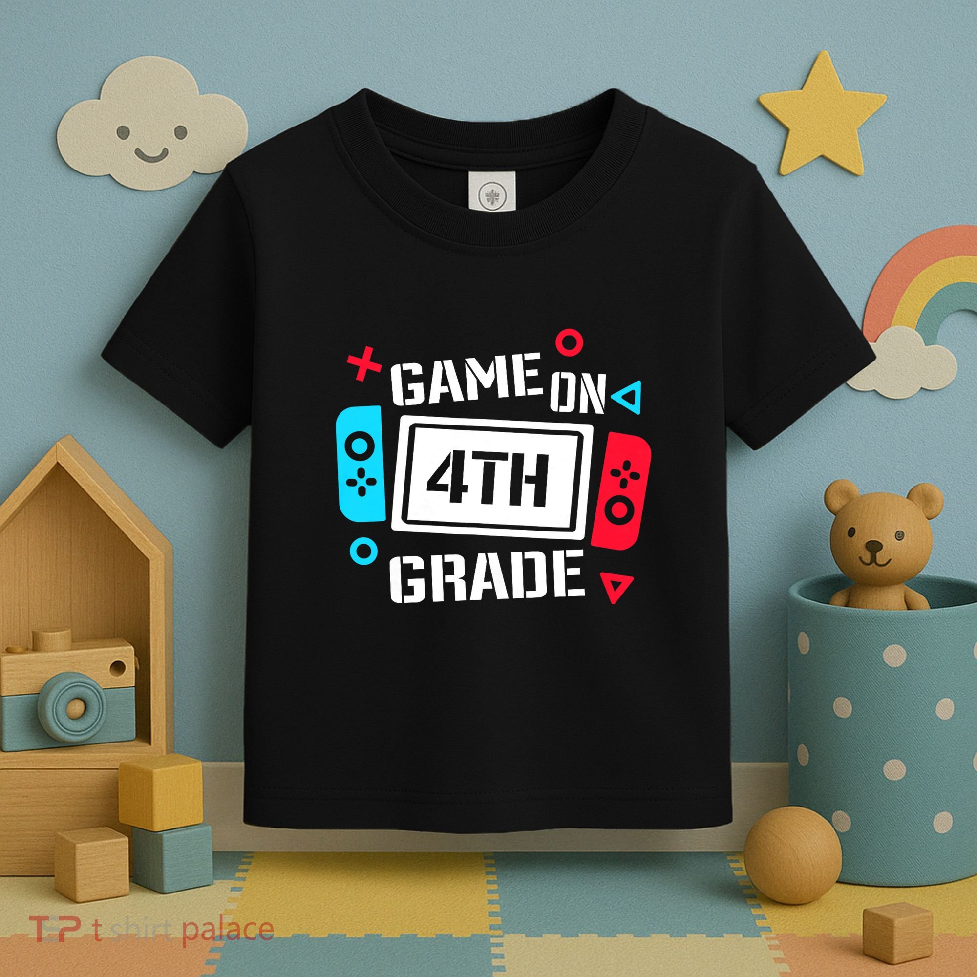 Game On 4th Grade Toddler T-Shirt