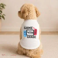 Game On 4th Grade Back To School Doggie Tank thumb 2