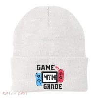 Game On 4th Grade Back To School Beanie thumb 0