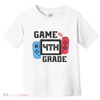 Game On 4th Grade Back To School Toddler T-Shirt thumb 0