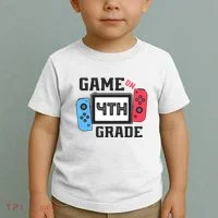 Game On 4th Grade Back To School Toddler T-Shirt thumb 2