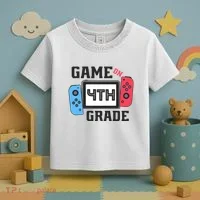 Game On 4th Grade Back To School Toddler T-Shirt thumb 3