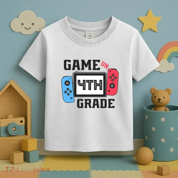 Game On 4th Grade Back To School Toddler T-Shirt