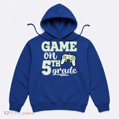 Game On 5Th Grade Gift Hoodie