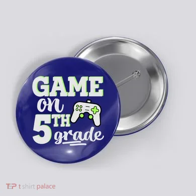 Game On 5Th Grade Gift Button