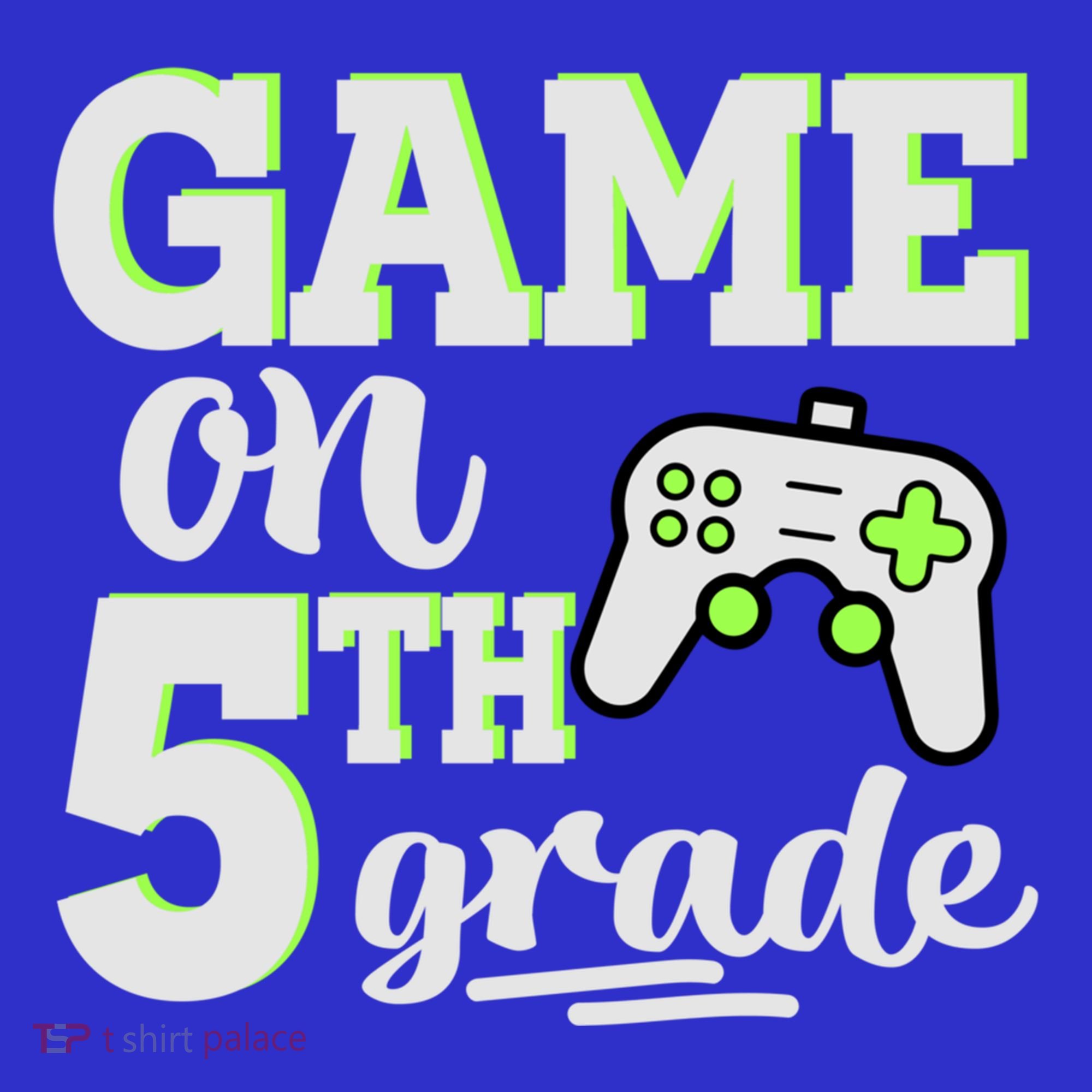Game On 5Th Grade Gift Button