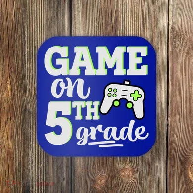Game On 5Th Grade Gift Coaster