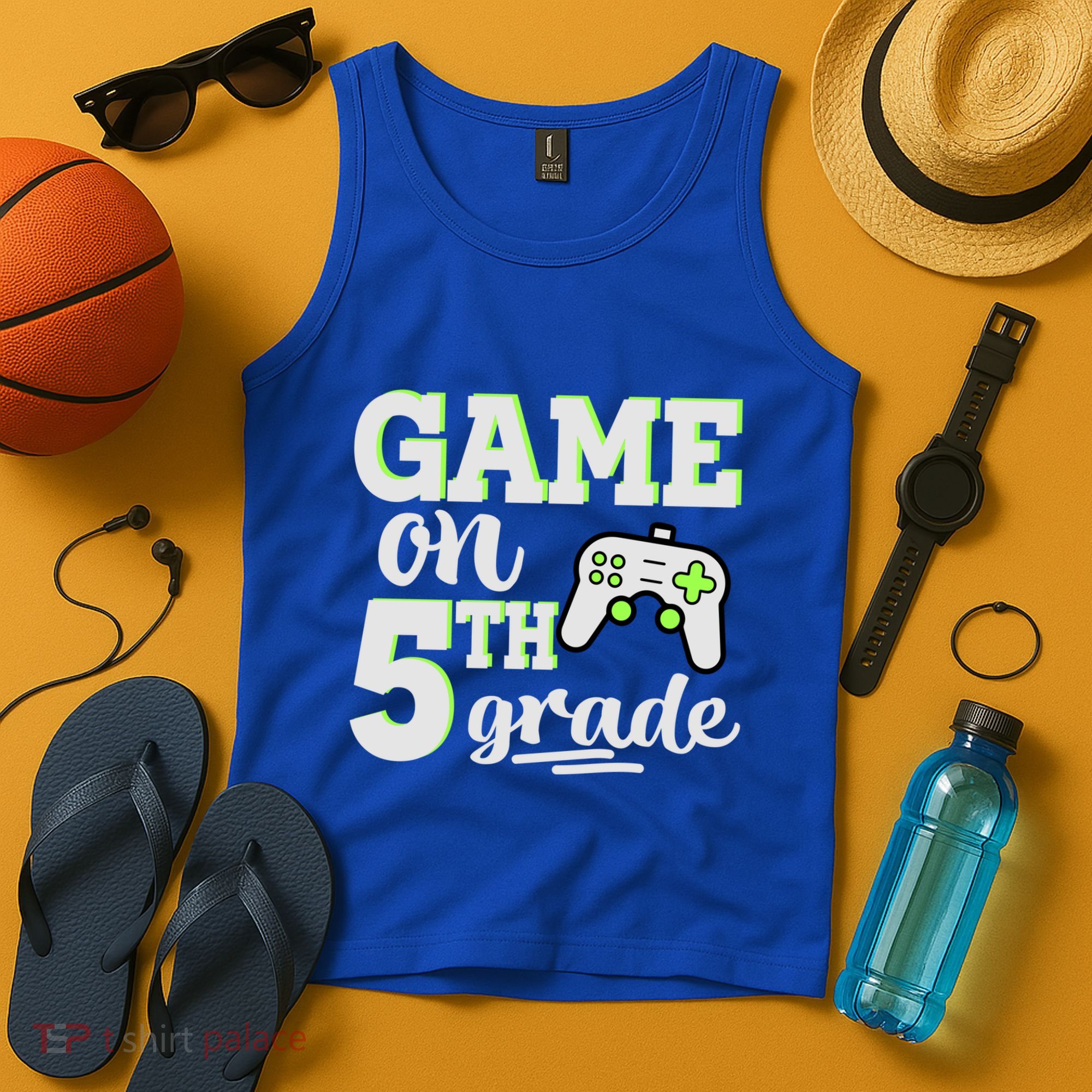 Game On 5Th Grade Gift Tank Top