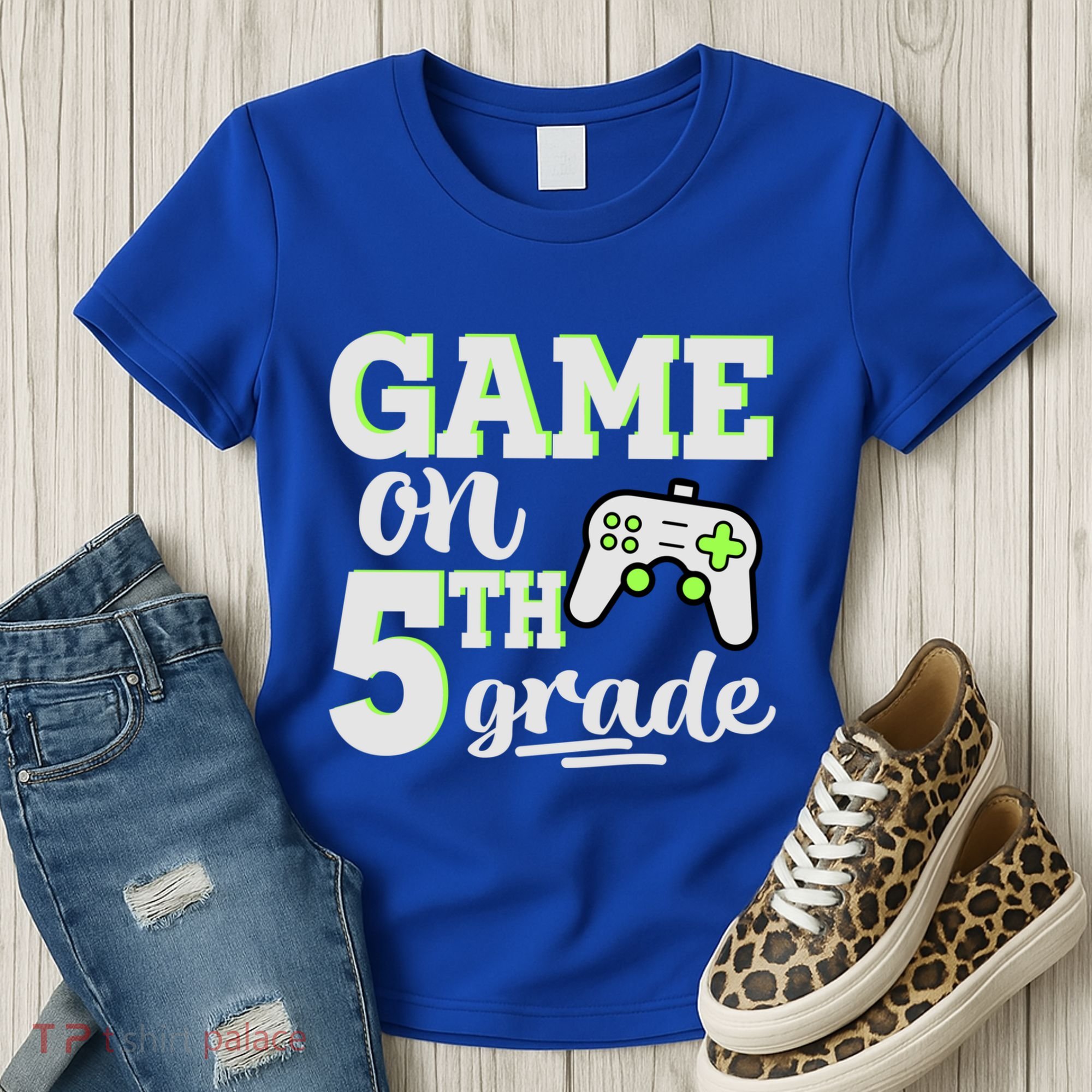 Game On 5Th Grade Gift Women's T-Shirt