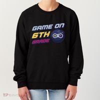 Game On 6Th Grade Back To School Gift Gamer Student Gift Women's Sweatshirt thumb 0