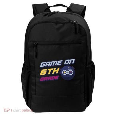 Game On 6Th Grade Back To School Gift Gamer Student Gift Backpack