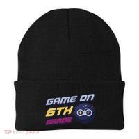 Game On 6Th Grade Back To School Gift Gamer Student Gift Beanie thumb 0