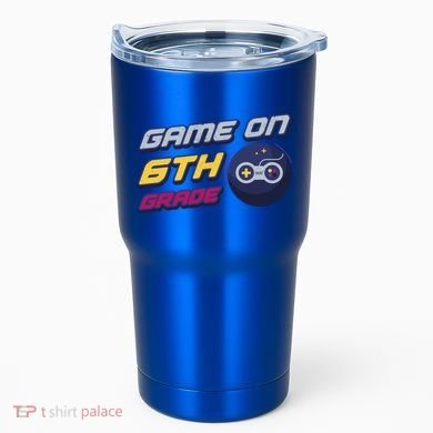 Game On 6Th Grade Back To School Gift Gamer Student Gift Tumbler