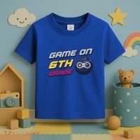 Game On 6Th Grade Back To School Gift Gamer Student Gift Toddler T-Shirt thumb 3