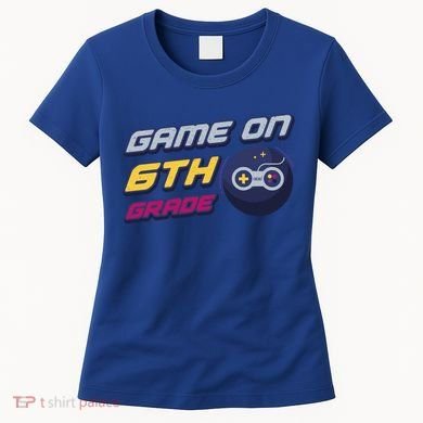 Game On 6Th Grade Back To School Gift Gamer Student Gift Women's T-Shirt