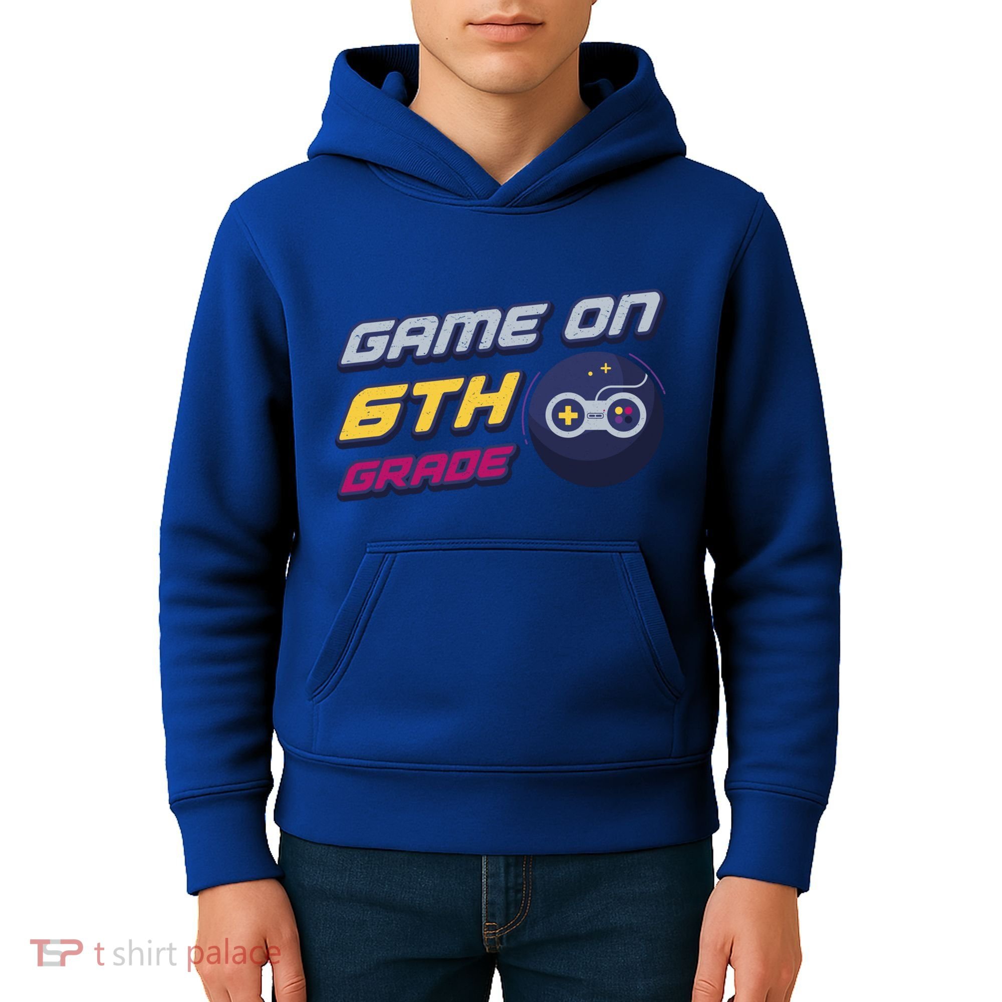 Game On 6Th Grade Back To School Gift Gamer Student Gift Kids Hoodie
