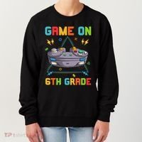 Game On 6Th Grade Funny Back To School 6Th Grade Video Games Funny Gift Women's Sweatshirt thumb 0