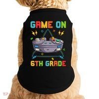 Game On 6Th Grade Funny Back To School 6Th Grade Video Games Funny Gift Doggie Tank thumb 0