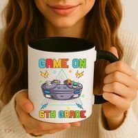 Game On 6Th Grade Funny Back To School 6Th Grade Video Games Funny Gift Coffee Mug thumb 3