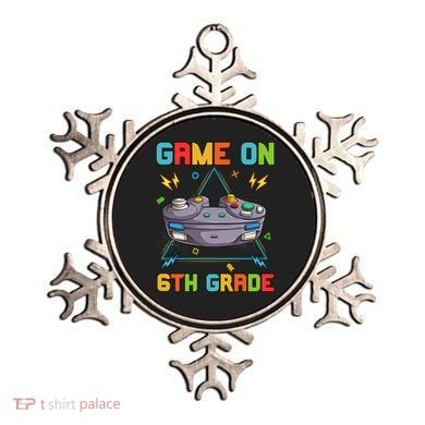 Game On 6Th Grade Funny Back To School 6Th Grade Video Games Funny Gift Ornament