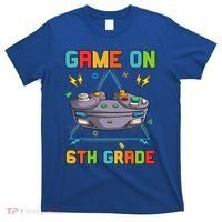 Game On 6Th Grade Funny Back To School 6Th Grade Video Games Funny Gift T-Shirt thumb 0