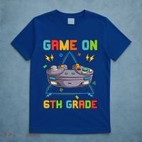 Game On 6Th Grade Funny Back To School 6Th Grade Video Games Funny Gift T-Shirt thumb 5