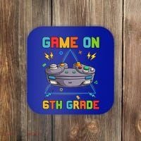 Game On 6Th Grade Funny Back To School 6Th Grade Video Games Funny Gift Coaster thumb 0