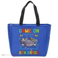 Game On 6Th Grade Funny Back To School 6Th Grade Video Games Funny Gift Tote Bag thumb 0