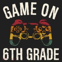 Game On 6Th Grade Funny Back To School First Day Of Sc Great Gift Women's Sweatshirt thumb 2