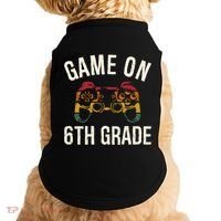 Game On 6Th Grade Funny Back To School First Day Of Sc Great Gift Doggie Tank thumb 0