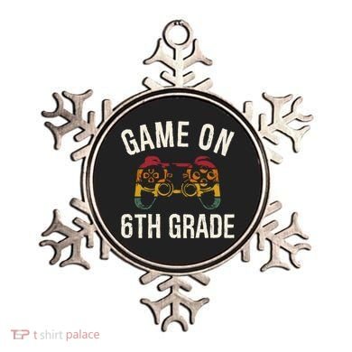 Game On 6Th Grade Funny Back To School First Day Of Sc Great Gift Ornament