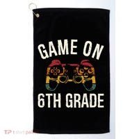 Game On 6Th Grade Funny Back To School First Day Of Sc Great Gift Golf Towel thumb 0