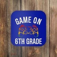 Game On 6Th Grade Funny Back To School First Day Of Sc Great Gift Coaster thumb 0