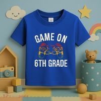 Game On 6Th Grade Funny Back To School First Day Of Sc Great Gift Toddler T-Shirt thumb 3