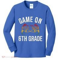 Game On 6Th Grade Funny Back To School First Day Of Sc Great Gift Kids Long Sleeve Shirt thumb 0