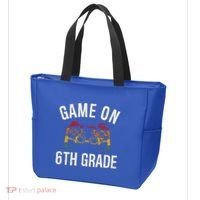 Game On 6Th Grade Funny Back To School First Day Of Sc Great Gift Tote Bag thumb 3