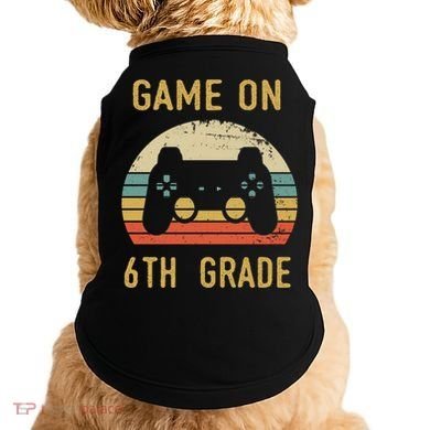 Game On 6Th Grade Cool Gift 6Th Graders Gamers Back To School Great Gift Doggie Tank