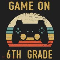Game On 6Th Grade Cool Gift 6Th Graders Gamers Back To School Great Gift Beanie thumb 2