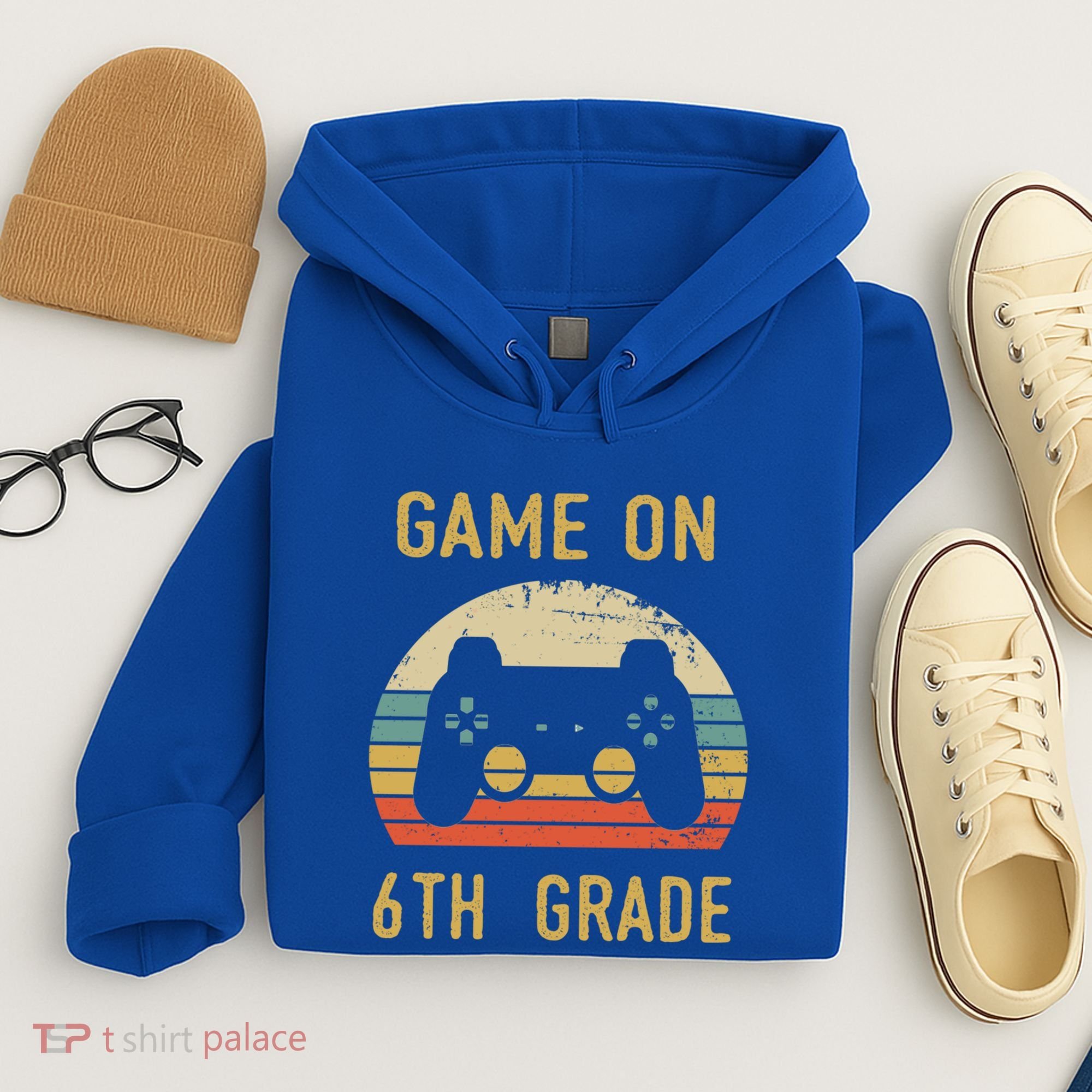 Game On 6Th Grade Cool Gift 6Th Graders Gamers Back To School Great Gift Hoodie