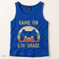 Game On 6Th Grade Cool Gift 6Th Graders Gamers Back To School Great Gift Tank Top thumb 2
