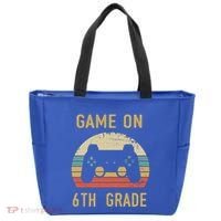 Game On 6Th Grade Cool Gift 6Th Graders Gamers Back To School Great Gift Tote Bag thumb 0